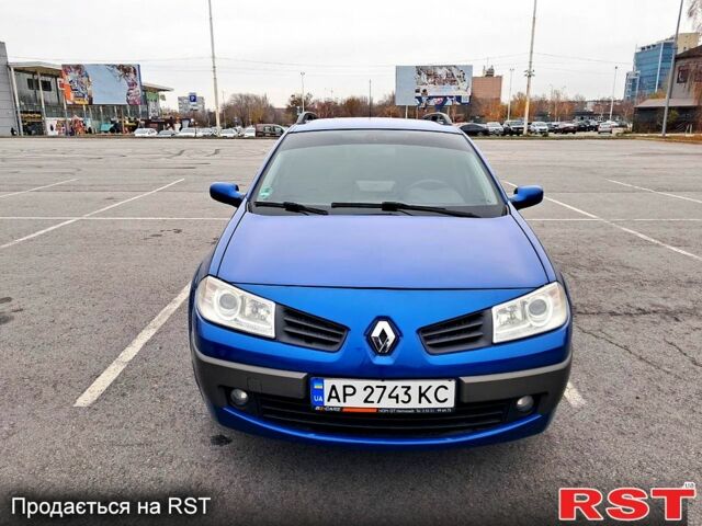 Синий Рено Меган, объемом двигателя 1.6 л и пробегом 222 тыс. км за 5400 $, фото 1 на Automoto.ua