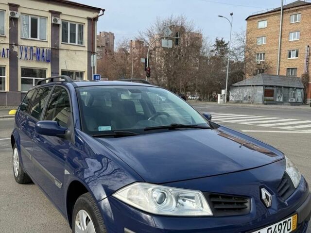 Синий Рено Меган, объемом двигателя 1.6 л и пробегом 200 тыс. км за 5200 $, фото 1 на Automoto.ua
