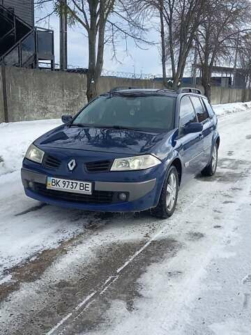 Синий Рено Меган, объемом двигателя 1.5 л и пробегом 320 тыс. км за 3950 $, фото 1 на Automoto.ua
