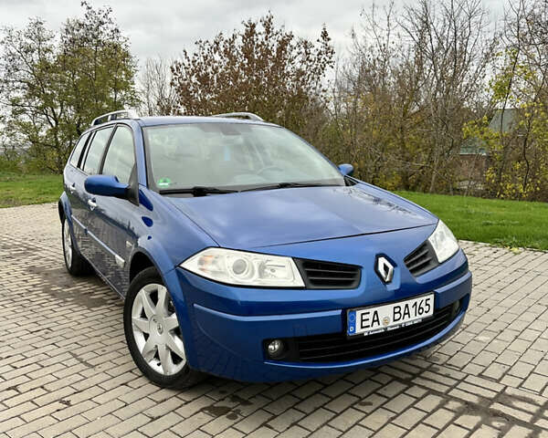 Синій Рено Меган, об'ємом двигуна 1.6 л та пробігом 164 тис. км за 5950 $, фото 1 на Automoto.ua
