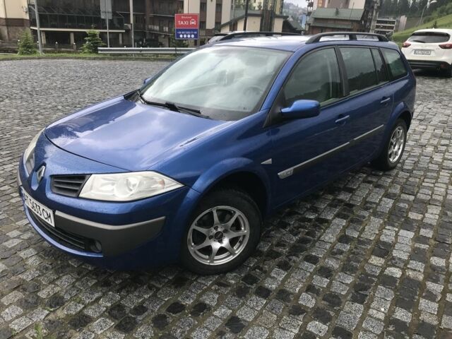 Синий Рено Меган, объемом двигателя 1.6 л и пробегом 236 тыс. км за 5200 $, фото 1 на Automoto.ua