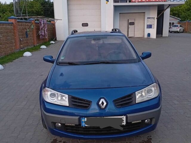 Синий Рено Меган, объемом двигателя 1.9 л и пробегом 353 тыс. км за 4000 $, фото 1 на Automoto.ua