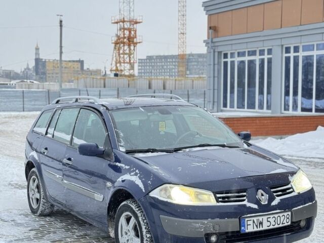 Синій Рено Меган, об'ємом двигуна 1.6 л та пробігом 200 тис. км за 1450 $, фото 1 на Automoto.ua