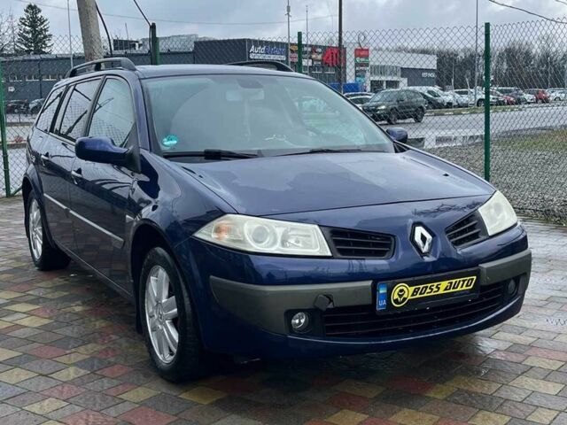 Синий Рено Меган, объемом двигателя 1.6 л и пробегом 227 тыс. км за 4800 $, фото 1 на Automoto.ua