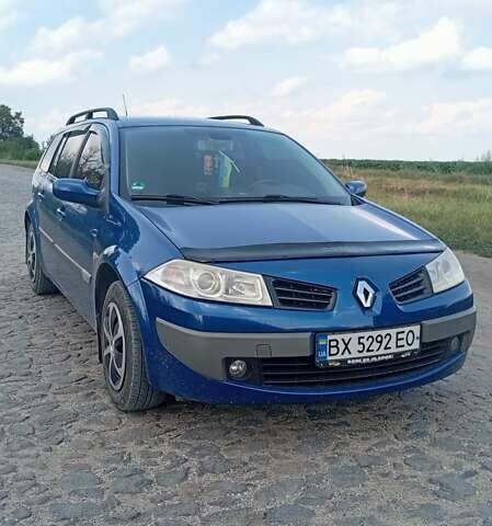Синий Рено Меган, объемом двигателя 1.6 л и пробегом 218 тыс. км за 5100 $, фото 1 на Automoto.ua