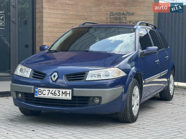 Синий Рено Меган, объемом двигателя 1.4 л и пробегом 264 тыс. км за 4800 $, фото 1 на Automoto.ua