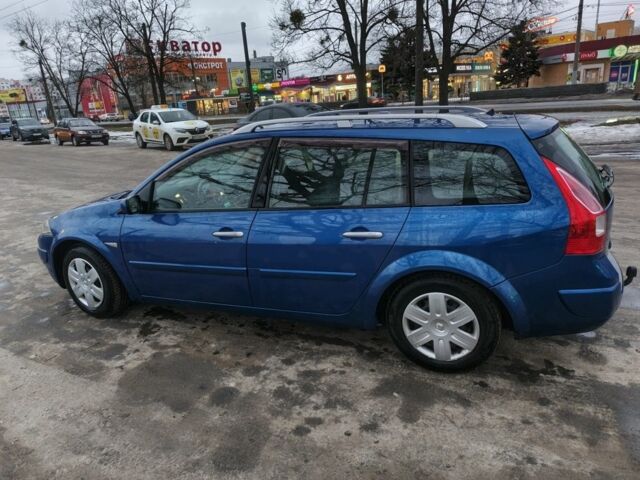 Синій Рено Меган, об'ємом двигуна 1.6 л та пробігом 215 тис. км за 6000 $, фото 1 на Automoto.ua