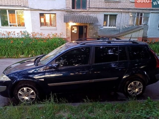 Синий Рено Меган, объемом двигателя 1.5 л и пробегом 292 тыс. км за 4800 $, фото 1 на Automoto.ua