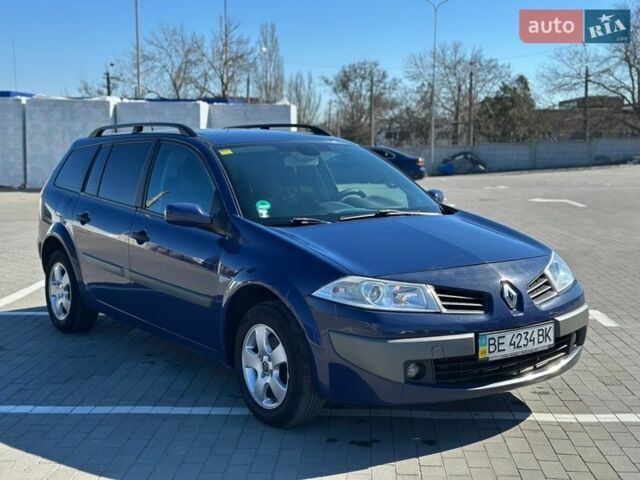 Синий Рено Меган, объемом двигателя 1.46 л и пробегом 217 тыс. км за 4450 $, фото 1 на Automoto.ua
