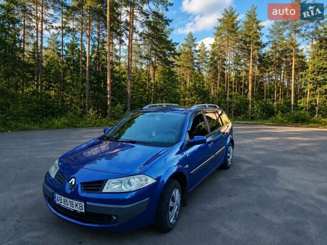 Синий Рено Меган, объемом двигателя 1.6 л и пробегом 275 тыс. км за 4900 $, фото 1 на Automoto.ua