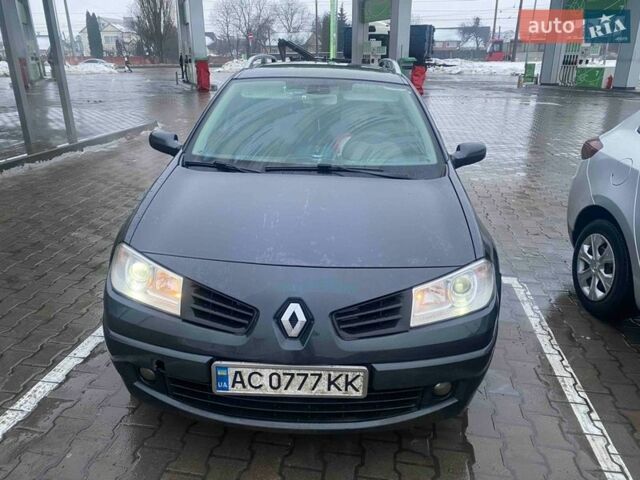 Синий Рено Меган, объемом двигателя 1.6 л и пробегом 175 тыс. км за 5650 $, фото 1 на Automoto.ua