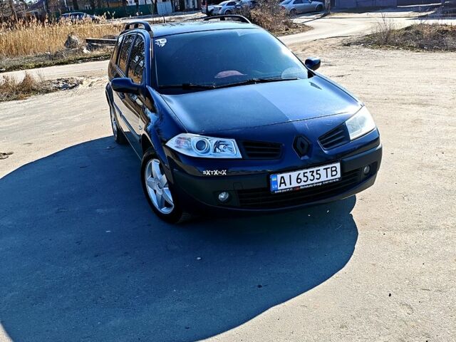 Синий Рено Меган, объемом двигателя 2 л и пробегом 180 тыс. км за 6500 $, фото 1 на Automoto.ua