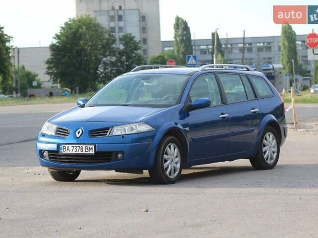 Синий Рено Меган, объемом двигателя 1.6 л и пробегом 310 тыс. км за 5000 $, фото 1 на Automoto.ua