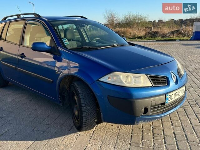 Синий Рено Меган, объемом двигателя 1.46 л и пробегом 348 тыс. км за 3300 $, фото 1 на Automoto.ua