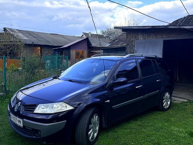 Синій Рено Меган, об'ємом двигуна 2 л та пробігом 163 тис. км за 5200 $, фото 1 на Automoto.ua