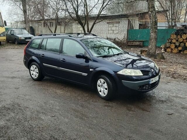 Синий Рено Меган, объемом двигателя 1.6 л и пробегом 252 тыс. км за 5800 $, фото 1 на Automoto.ua