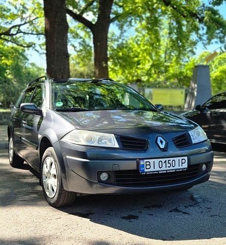 Синій Рено Меган, об'ємом двигуна 1.6 л та пробігом 200 тис. км за 5900 $, фото 1 на Automoto.ua