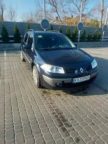 Рено Меган 2007 в Харькове на Automoto.ua Синий Рено Меган, объемом двигателя 1.6 л и пробегом 170 тыс. км за 5200 $, фото 1 на Automoto.ua