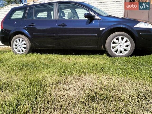 Синий Рено Меган, объемом двигателя 1.6 л и пробегом 234 тыс. км за 6000 $, фото 1 на Automoto.ua