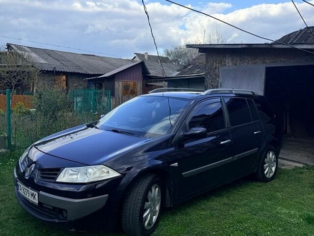 Синий Рено Меган, объемом двигателя 2 л и пробегом 162 тыс. км за 5000 $, фото 1 на Automoto.ua