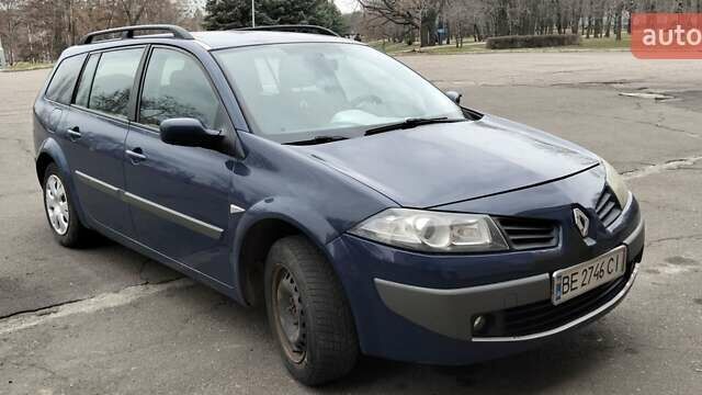 Синий Рено Меган, объемом двигателя 1.39 л и пробегом 256 тыс. км за 5000 $, фото 1 на Automoto.ua