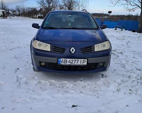 Синий Рено Меган, объемом двигателя 1.46 л и пробегом 249 тыс. км за 4800 $, фото 1 на Automoto.ua
