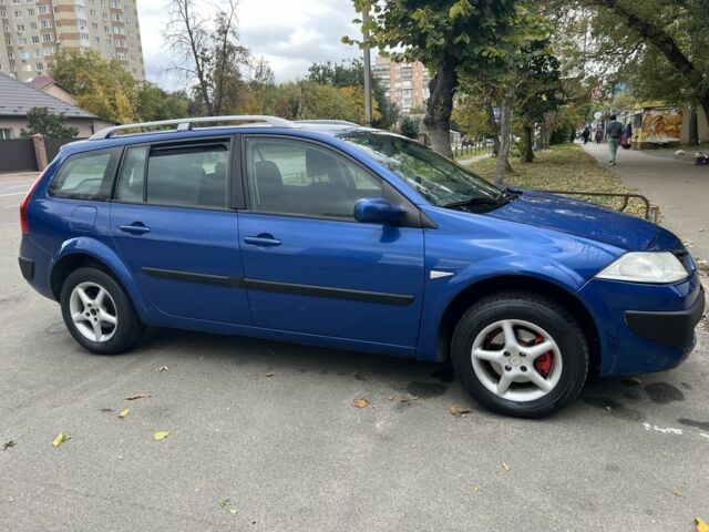 Синий Рено Меган, объемом двигателя 1.6 л и пробегом 3 тыс. км за 3900 $, фото 1 на Automoto.ua