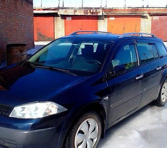 Синій Рено Меган, об'ємом двигуна 1.6 л та пробігом 24900 тис. км за 5000 $, фото 1 на Automoto.ua
