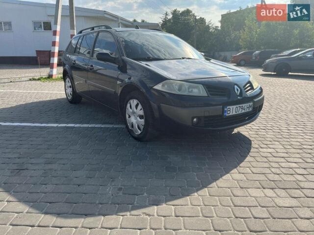 Синий Рено Меган, объемом двигателя 2 л и пробегом 288 тыс. км за 4600 $, фото 1 на Automoto.ua