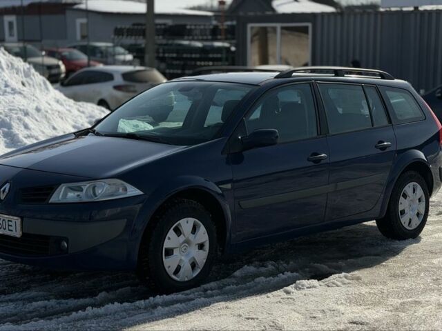 Синий Рено Меган, объемом двигателя 1.6 л и пробегом 202 тыс. км за 4600 $, фото 1 на Automoto.ua