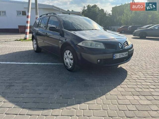 Синий Рено Меган, объемом двигателя 2 л и пробегом 288 тыс. км за 5500 $, фото 1 на Automoto.ua