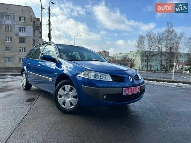 Синій Рено Меган, об'ємом двигуна 1.6 л та пробігом 190 тис. км за 5250 $, фото 1 на Automoto.ua