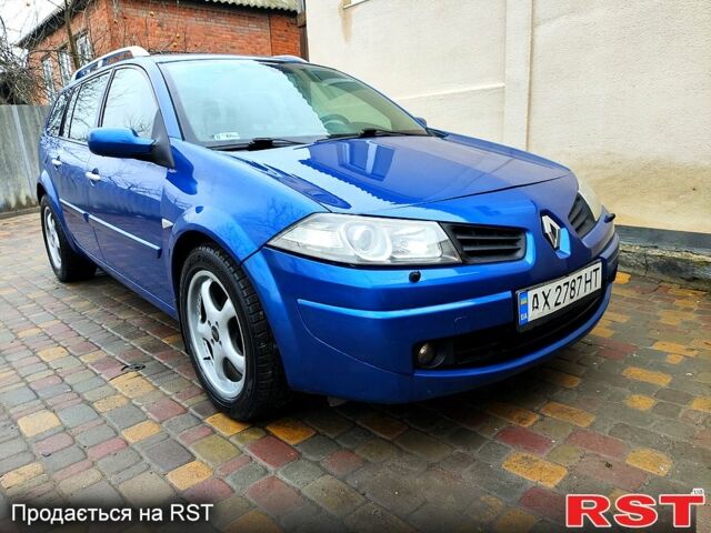 Синий Рено Меган, объемом двигателя 1.6 л и пробегом 209 тыс. км за 5200 $, фото 1 на Automoto.ua