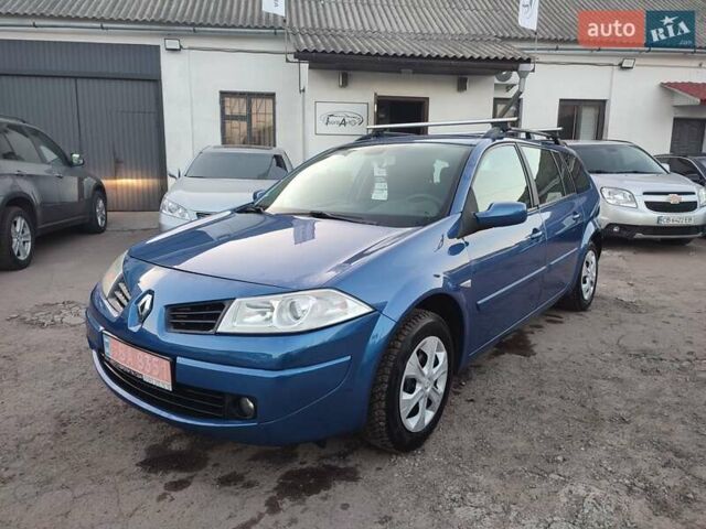 Синий Рено Меган, объемом двигателя 1.6 л и пробегом 200 тыс. км за 5500 $, фото 1 на Automoto.ua