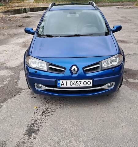 Рено Меган 2008 у Белой Церкве на Automoto.ua Синій Рено Меган, об'ємом двигуна 1.6 л та пробігом 202 тис. км за 6300 $, фото 1 на Automoto.ua