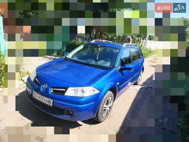 Синій Рено Меган, об'ємом двигуна 1.6 л та пробігом 250 тис. км за 6000 $, фото 1 на Automoto.ua