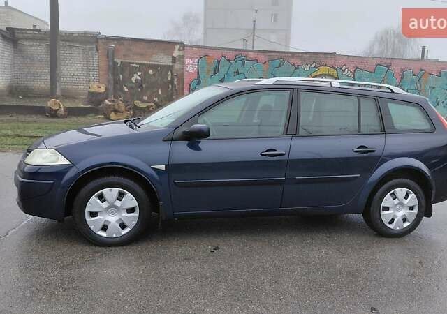 Синий Рено Меган, объемом двигателя 1.5 л и пробегом 244 тыс. км за 4900 $, фото 1 на Automoto.ua