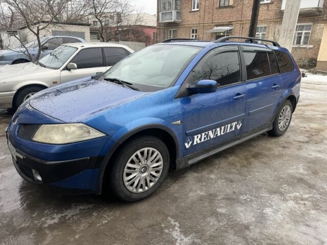 Синій Рено Меган, об'ємом двигуна 1.6 л та пробігом 470 тис. км за 2800 $, фото 1 на Automoto.ua