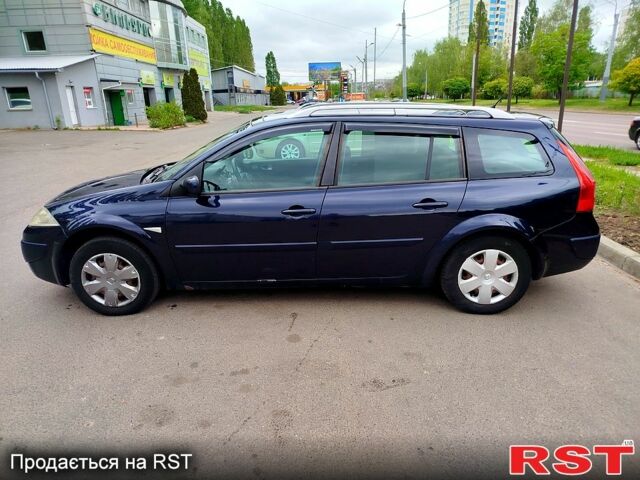 Синий Рено Меган, объемом двигателя 1.6 л и пробегом 420 тыс. км за 4500 $, фото 1 на Automoto.ua