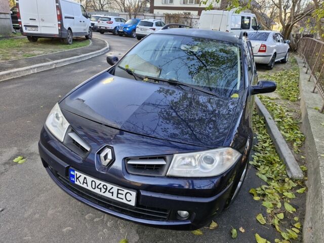 Синий Рено Меган, объемом двигателя 1.6 л и пробегом 201 тыс. км за 5500 $, фото 1 на Automoto.ua