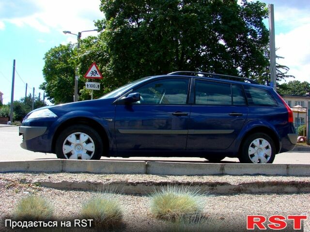 Синий Рено Меган, объемом двигателя 1.6 л и пробегом 223 тыс. км за 5400 $, фото 1 на Automoto.ua