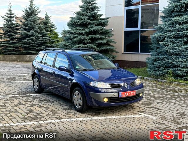 Синий Рено Меган, объемом двигателя 1.6 л и пробегом 237 тыс. км за 5700 $, фото 1 на Automoto.ua