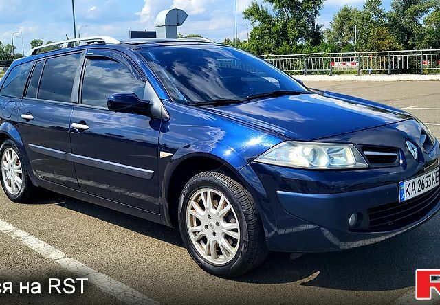 Синий Рено Меган, объемом двигателя 1.6 л и пробегом 220 тыс. км за 6500 $, фото 1 на Automoto.ua