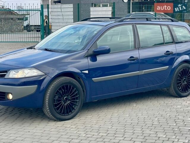 Синий Рено Меган, объемом двигателя 1.6 л и пробегом 164 тыс. км за 5950 $, фото 1 на Automoto.ua