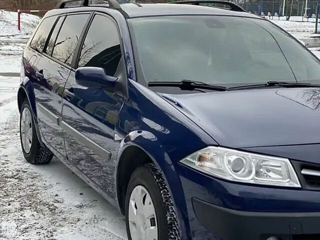 Синій Рено Меган, об'ємом двигуна 1.6 л та пробігом 200 тис. км за 6100 $, фото 1 на Automoto.ua