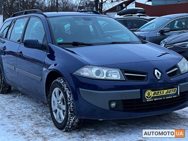 Синий Рено Меган, объемом двигателя 1.6 л и пробегом 161 тыс. км за 5899 $, фото 1 на Automoto.ua