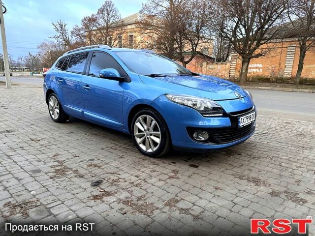 Синий Рено Меган, объемом двигателя 1.5 л и пробегом 216 тыс. км за 7900 $, фото 1 на Automoto.ua