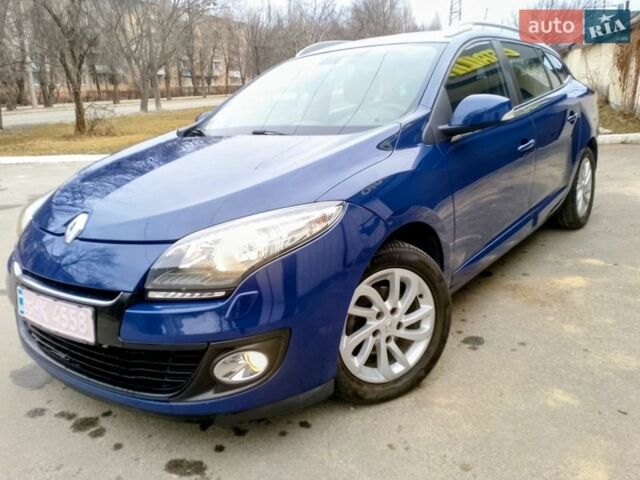 Синий Рено Меган, объемом двигателя 1.6 л и пробегом 212 тыс. км за 8000 $, фото 1 на Automoto.ua