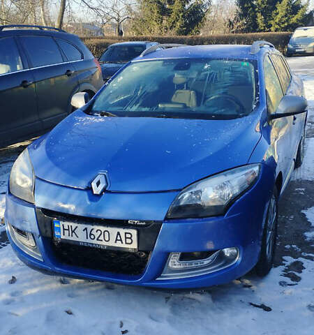 Синий Рено Меган, объемом двигателя 1.5 л и пробегом 248 тыс. км за 9000 $, фото 1 на Automoto.ua