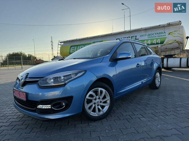 Синий Рено Меган, объемом двигателя 1.5 л и пробегом 209 тыс. км за 10650 $, фото 1 на Automoto.ua